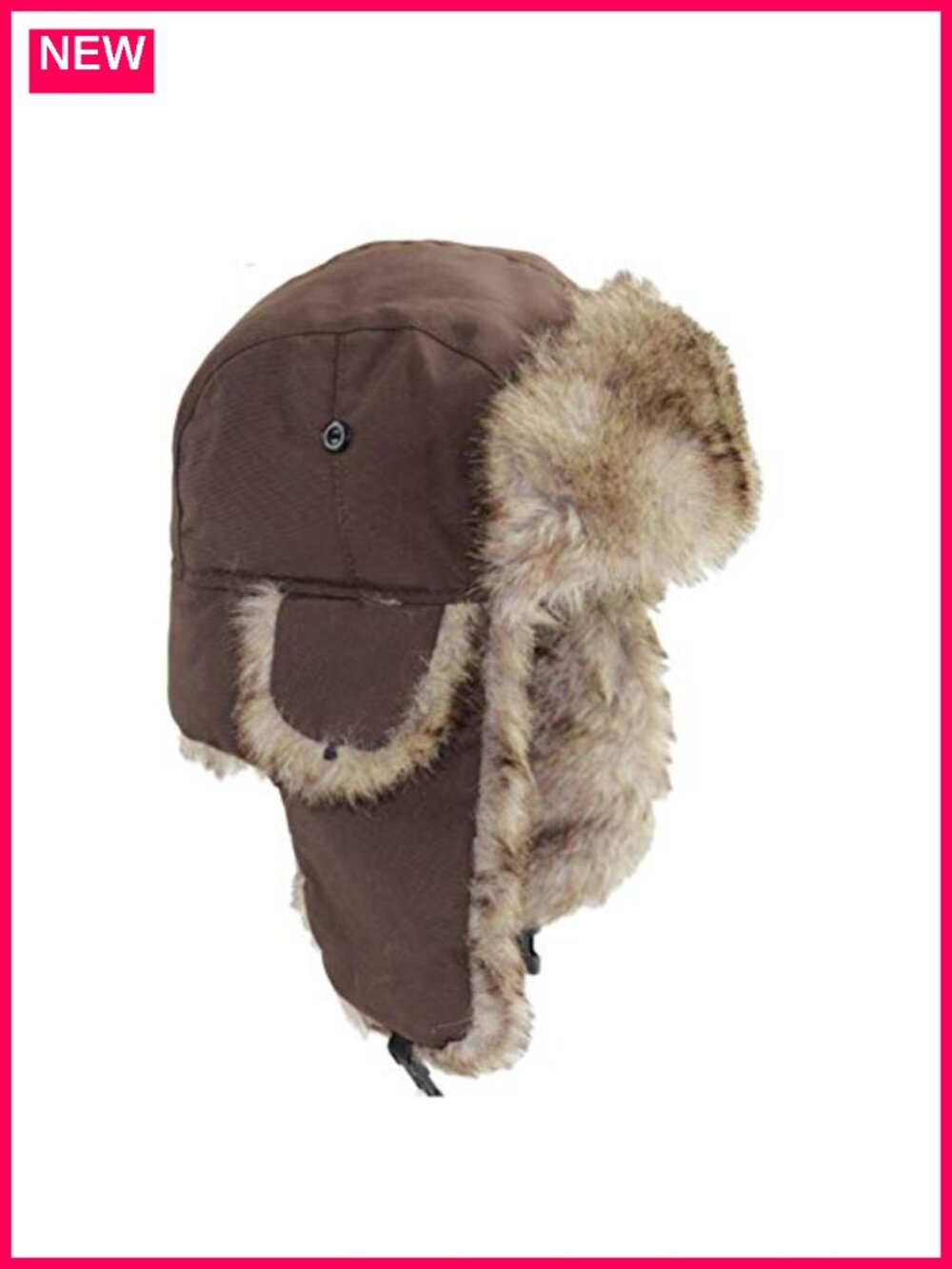 Winter Trapper Hat Aviator Ear Flaps Windproof Faux Fur Polyester Unisex